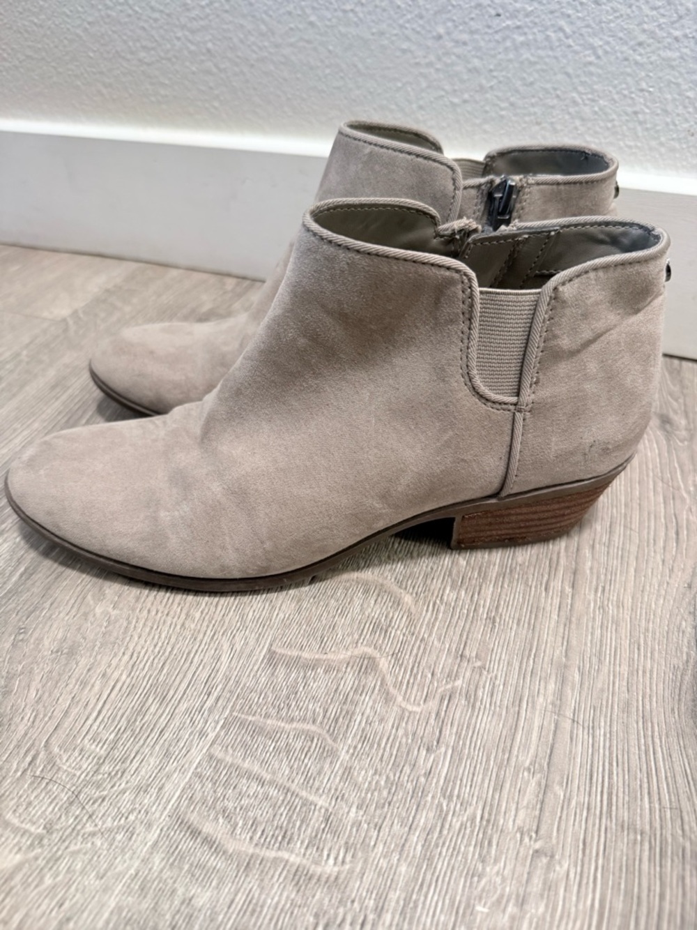 Circus by Sam Edelman Taupe Suede Ankle Booties